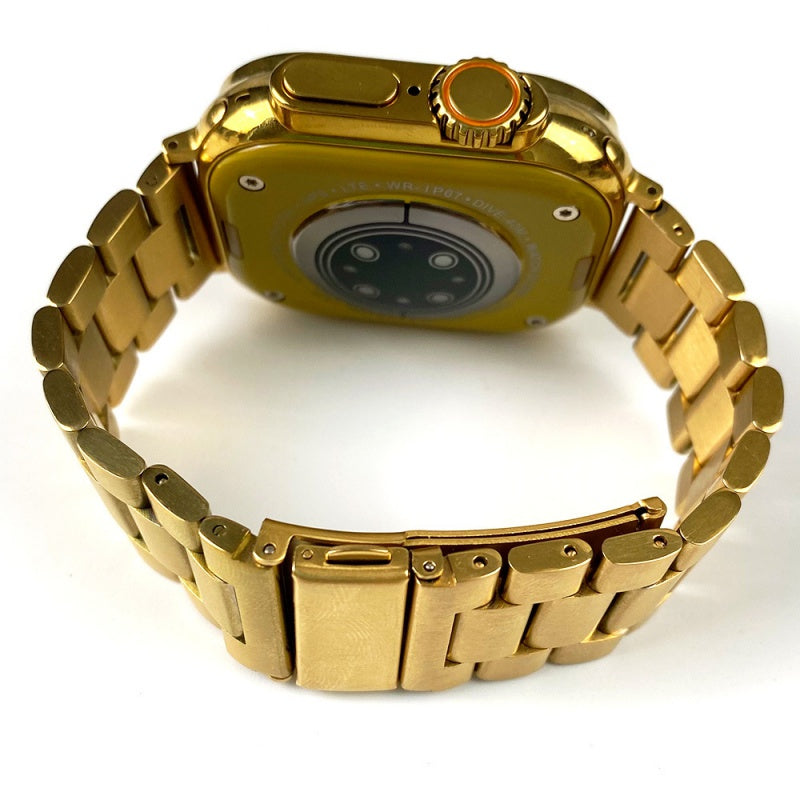 Relógio Inteligente  G9 Ultra Pro Gold 3 pulseiras